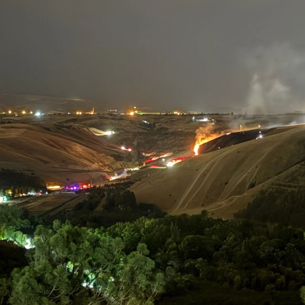 Eymir Gölü’nde havai fişek yangını: 2 kişi gözaltında