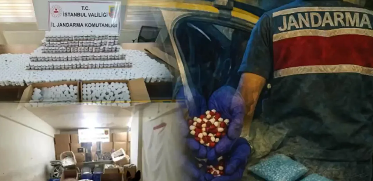 İstanbul’da 2 milyona yakın uyuşturucu hap ele geçirildi