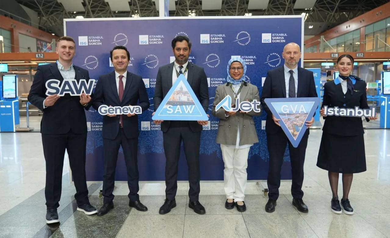 AJet’in, İstanbul-Cenevre hattı açıldı