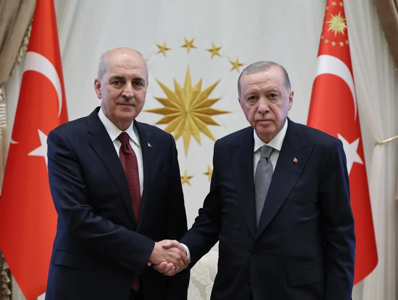 Erdoğan ve Kurtulmuş Beştepe'de bir araya geldi