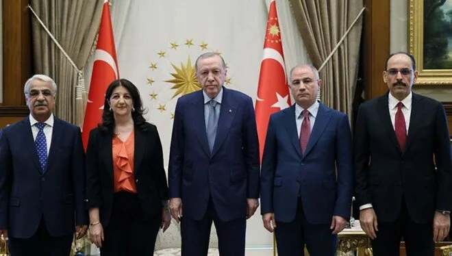 Cumhurbaşkanı Erdoğan ve Dem Parti heyetinin görüşmesi sona erdi