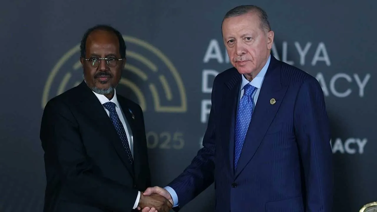 Cumhurbaşkanı Erdoğan Somali lideri Mahmud ile görüştü