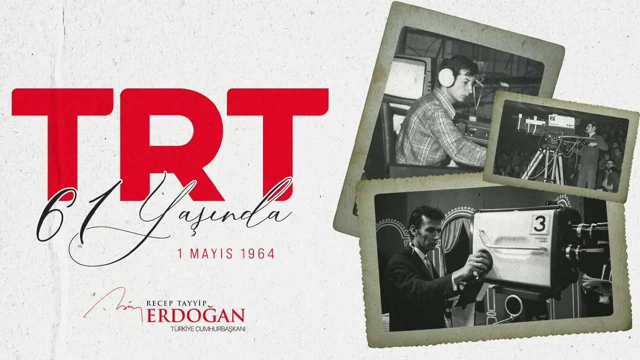 Cumhurbaşkanı Erdoğan'dan TRT'nin 61. kuruluş yıl dönümüne tebrik mesajı