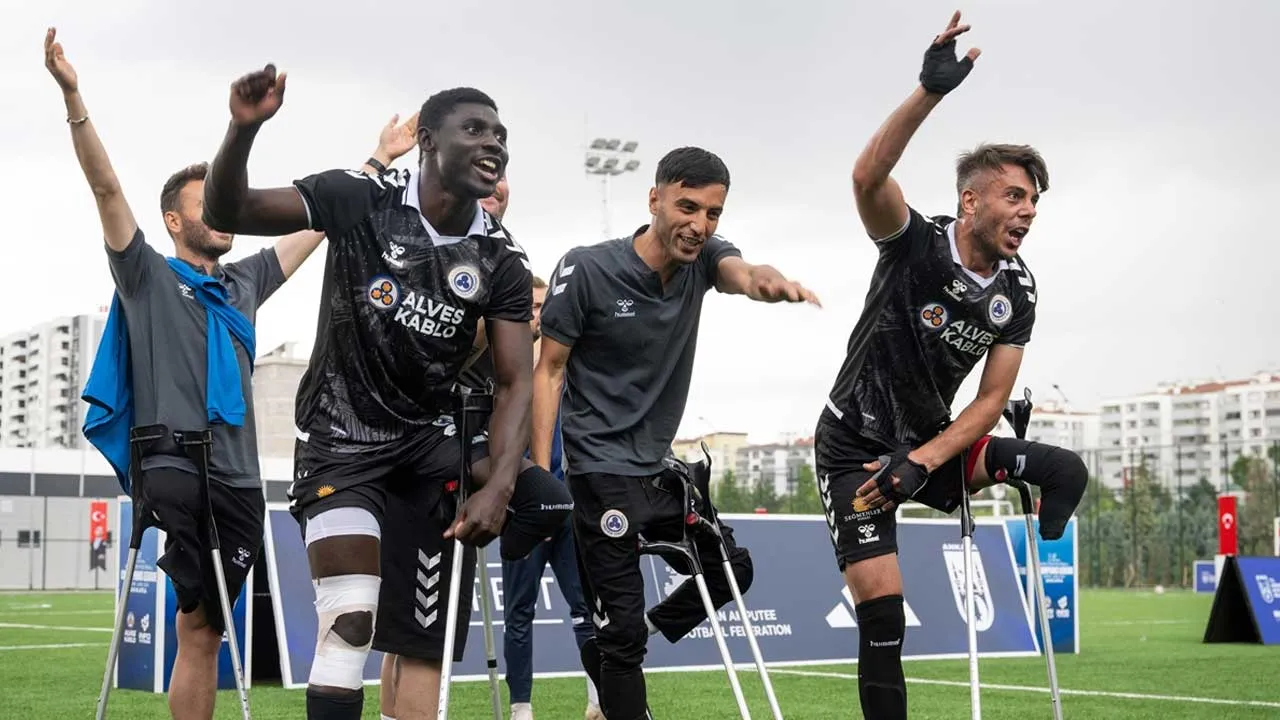 2025 Ampute Futbol Şampiyonlar Ligi ilk maçında Alves Kablo, Ankara'da rahat kazandı