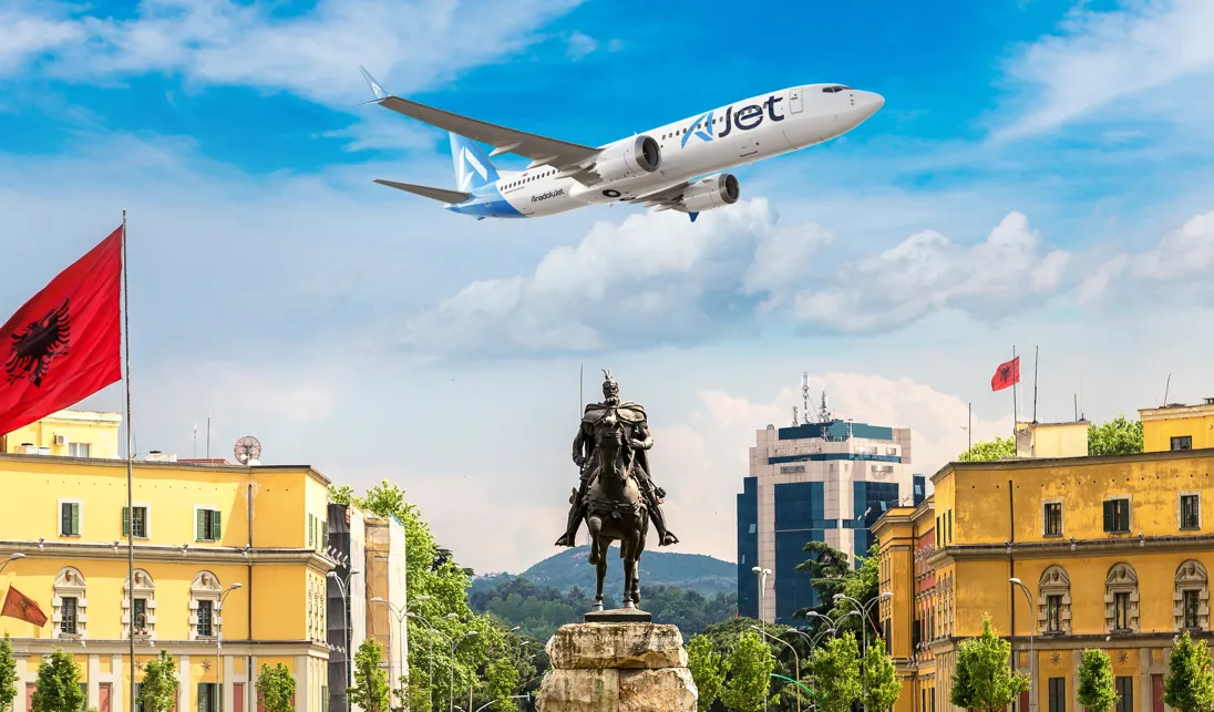 AJet, İstanbul ve Ankara’dan Tiran’a uçacak