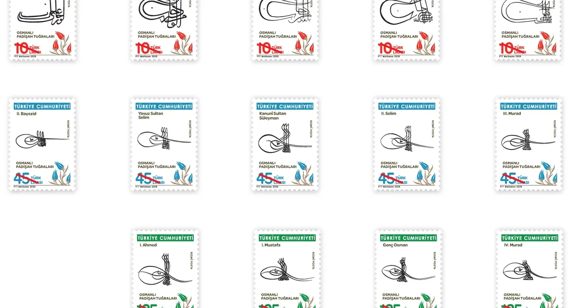 PTT'den 'Osmanlı Padişah Tuğraları'