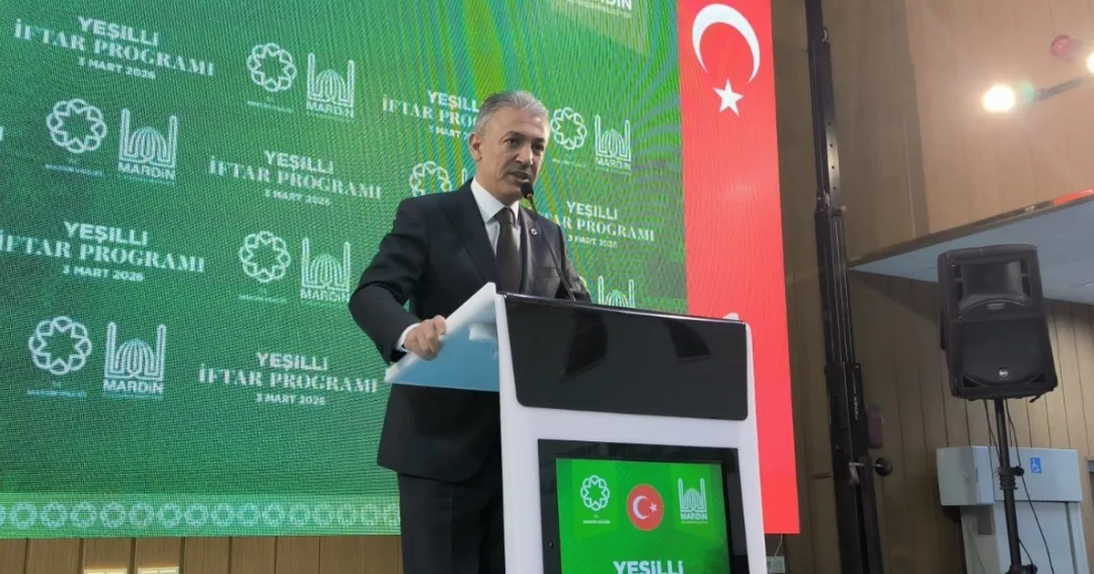 Mardin Yeşilli'de geniş katılımlı iftar sofrası kuruldu