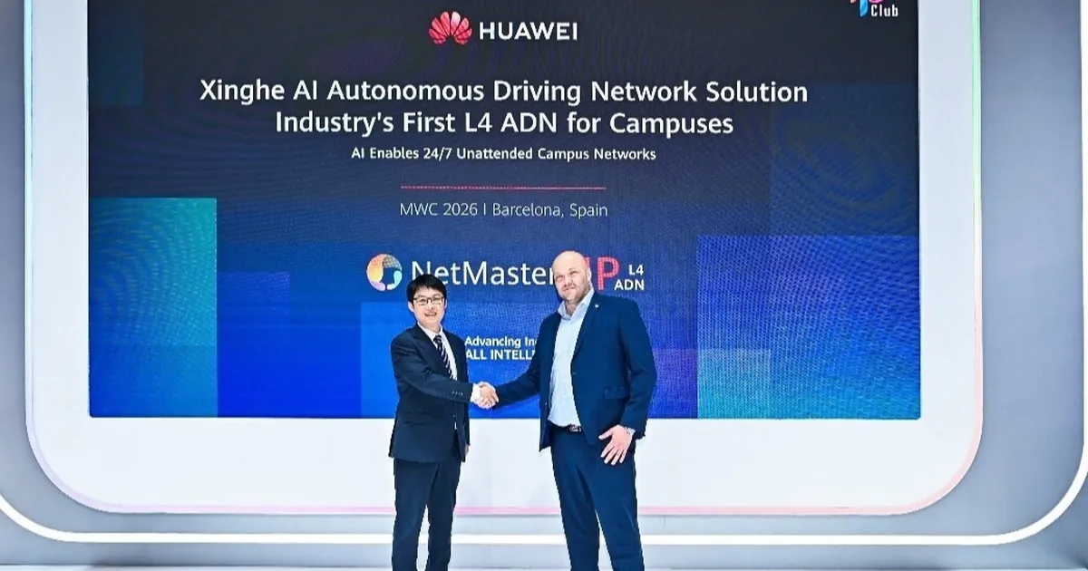 Huawei, otonom ağ işletme ve bakımı alanında çığır açarak sektörün ilk kampüs L4 ADN Çözümünü tanıttı