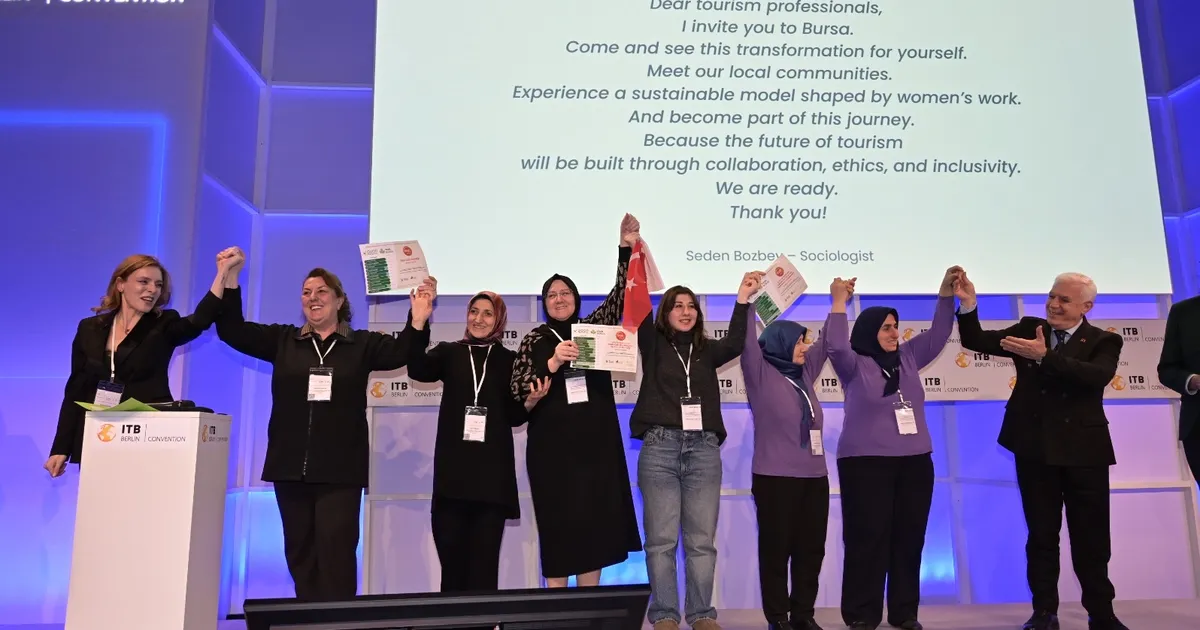 Bursalı kadınlar dünya sahnesinde... Bursa, dünyaya tanıtıldı
