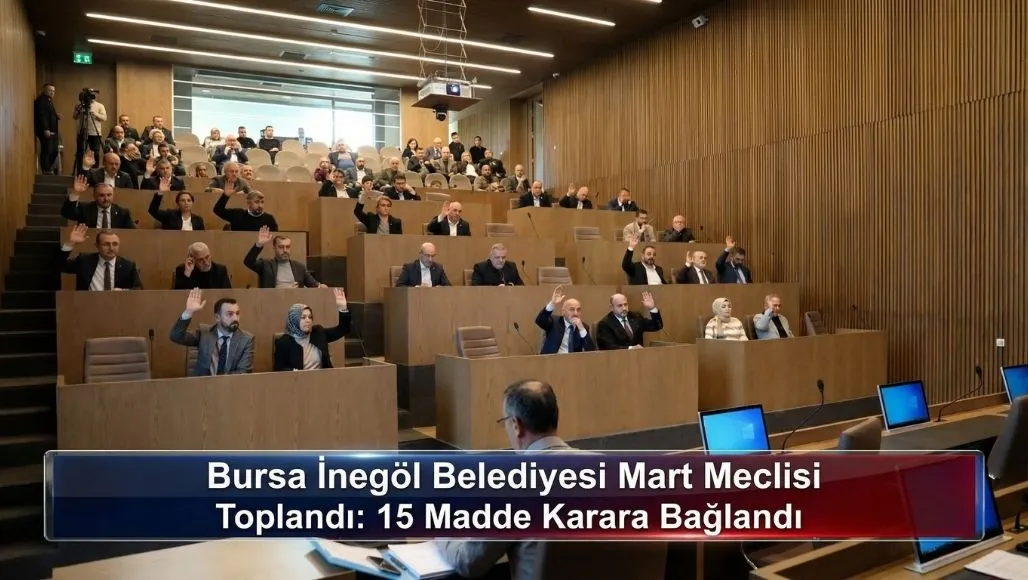 Bursa İnegöl Belediyesi Mart Meclisi Toplandı: 15 Madde Karara Bağlandı