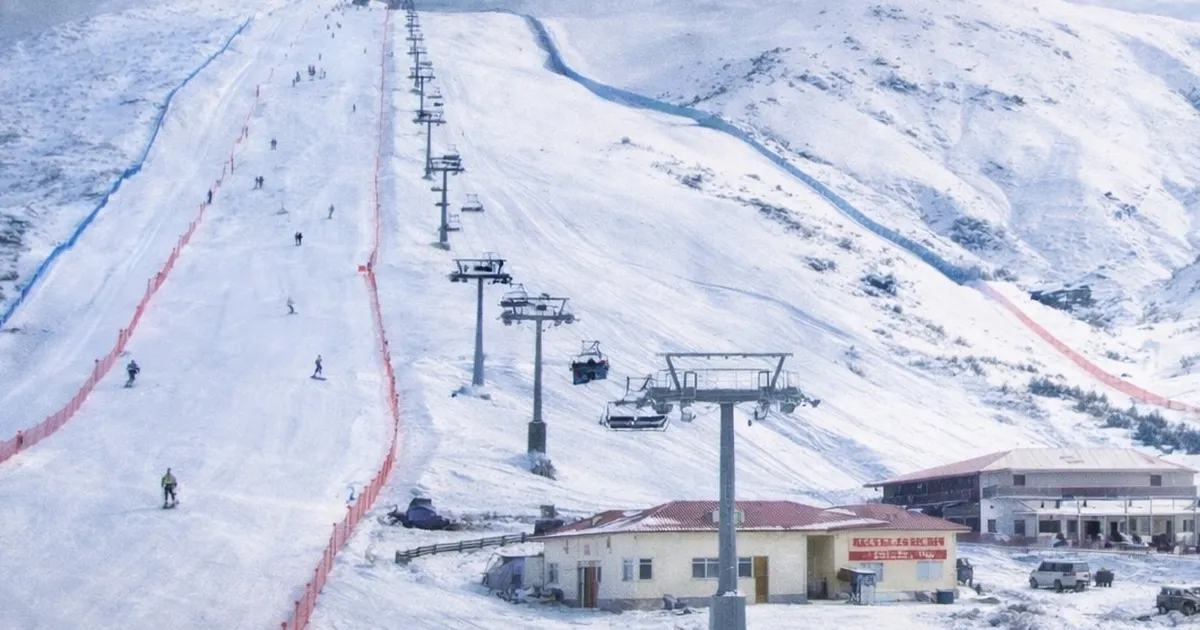 Ağrı'da Güneykaya Kayak Tesisi için geri sayım