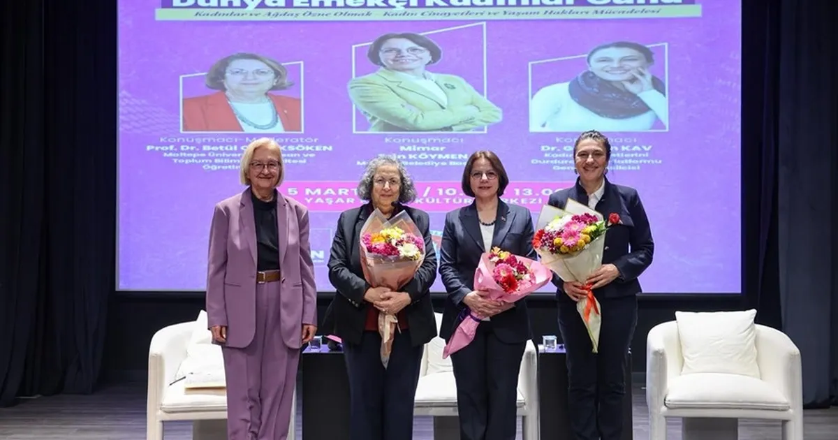 İstanbul'da Başkan Köymen, Kadınlar Günü panelinde konuştu