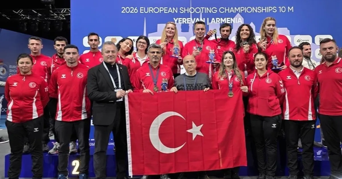 Türk Milli Tabanca Atış Takımı Avrupa'dan 3 madalya ile döndü