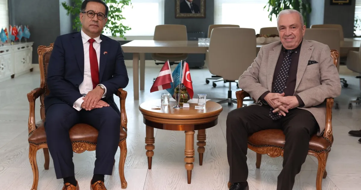 Bursa Nilüfer’e Letonya Büyükelçisi’nden ziyaret