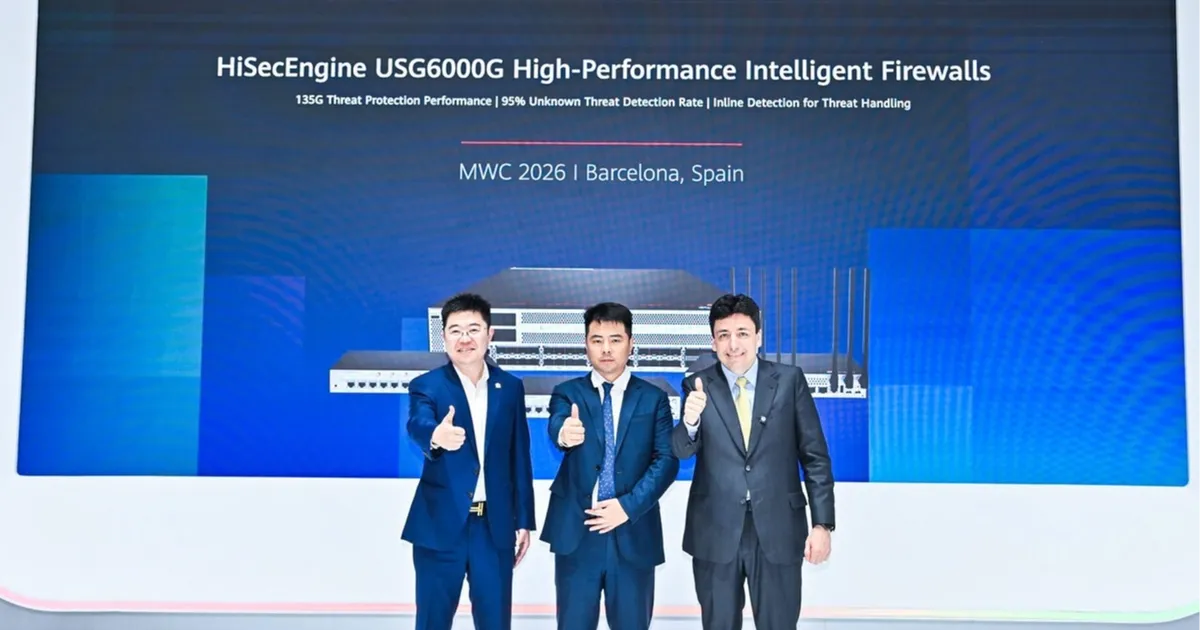 Huawei, işletmeleri koruyacak HiSecEngine USG6000G serisi güvenlik duvarlarını tanıttı
