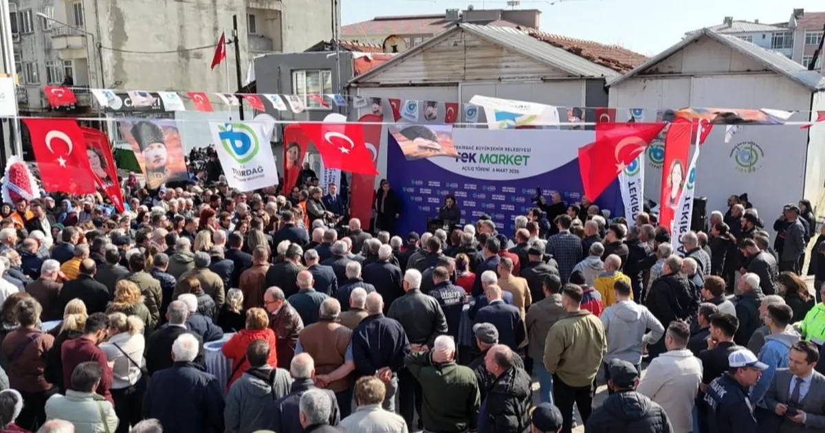 Tek market dayanışma zinciri Şarköy'de büyüyor