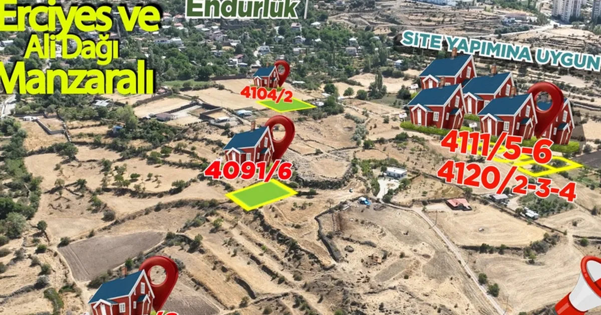 Kayseri Talas'ın gözde lokasyonlarında villa parseli fırsatı