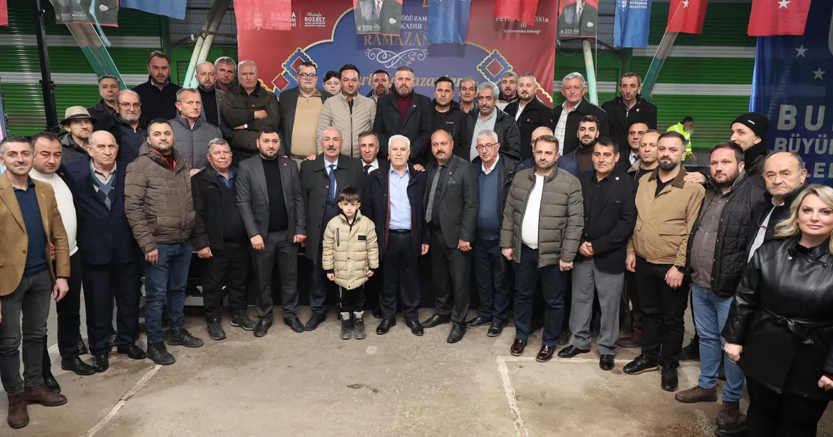 Bursa'da Başkan Bozbey İzniklilerle buluştu