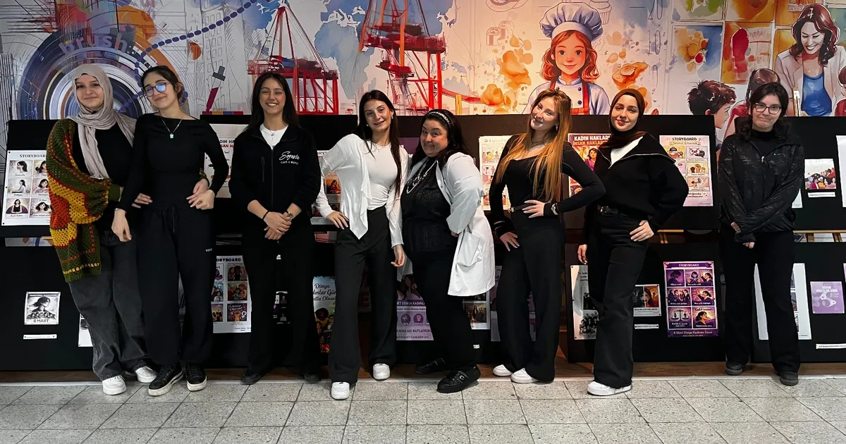 Liseli öğrencilerden 8 Mart farkındalığı - Eğitim Haberleri