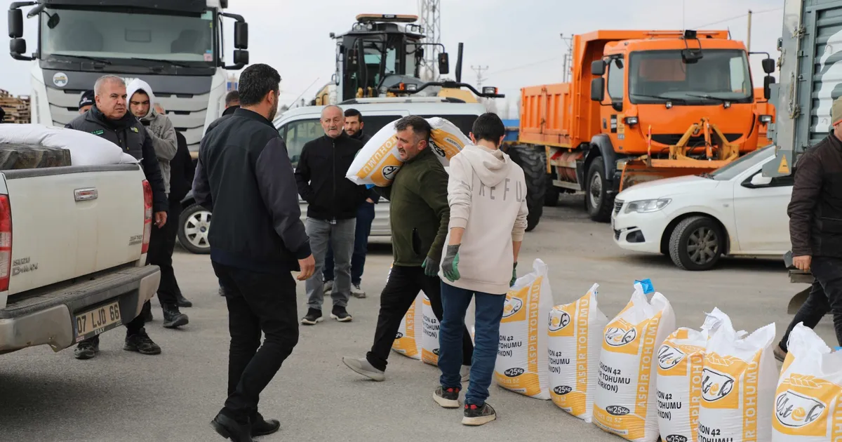 Konya'da yüzde 50 hibeli aspir tohumları dağıtılıyor - Gündem Haberleri