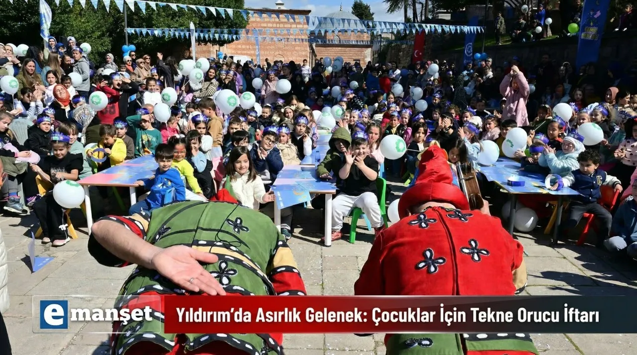 Bursa Yıldırım'da Asırlık Gelenek: Çocuklar İçin Tekne Orucu İftarı