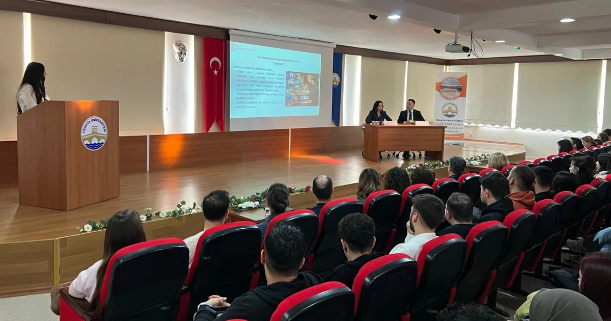 Edirne'de Keşan’da öğrencilere siber suç ve hesap kiralama uyarısı