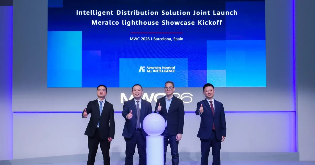 Huawei, Meralco ve SANXING Ningbo, Akıllı Dağıtım Çözümü ve Lighthouse girişimini başlattı
