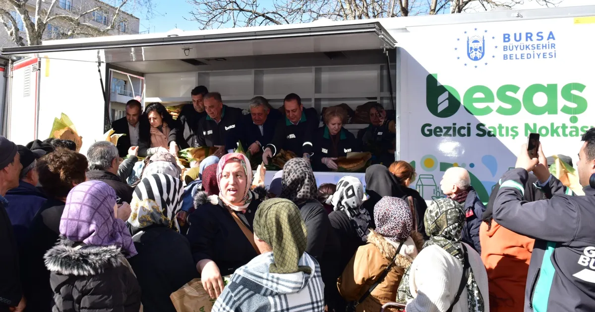 BESAŞ pideleri Yenişehirlilere dağıtıldı