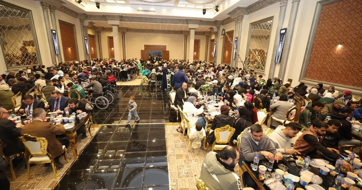 Kocaeli'de Başkan Büyükakın, Gazzeli ailelerle oruç açtı