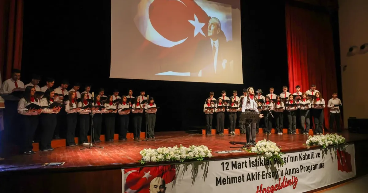 Artvin'de İstiklal Marşı'nın kabulünün 105. yılı kutlandı