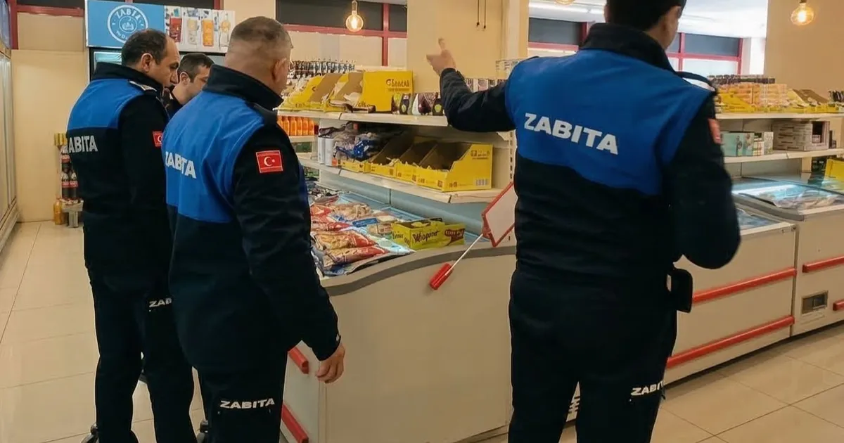 Bursa Gemlik'te marketlere zabıta denetimi