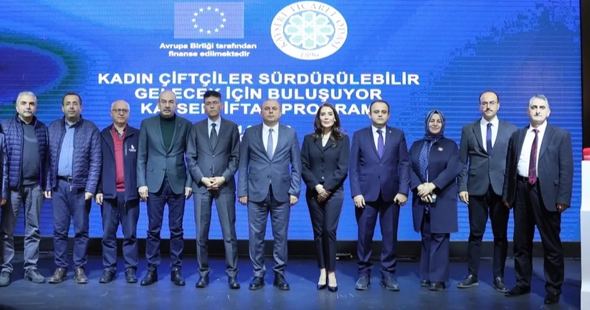 Kayserili kadın çiftçiler sürdürülebilir gelecek için buluştu