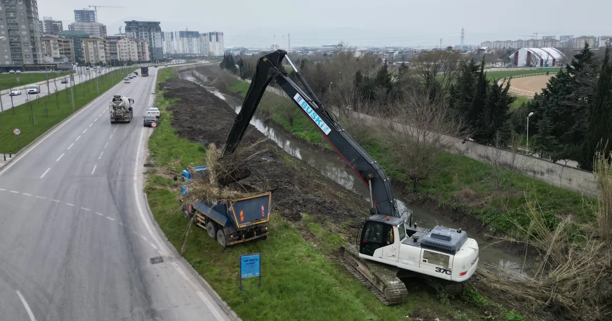 Bursa'da Ayafatma Deresi'nde kapsamlı temizlik