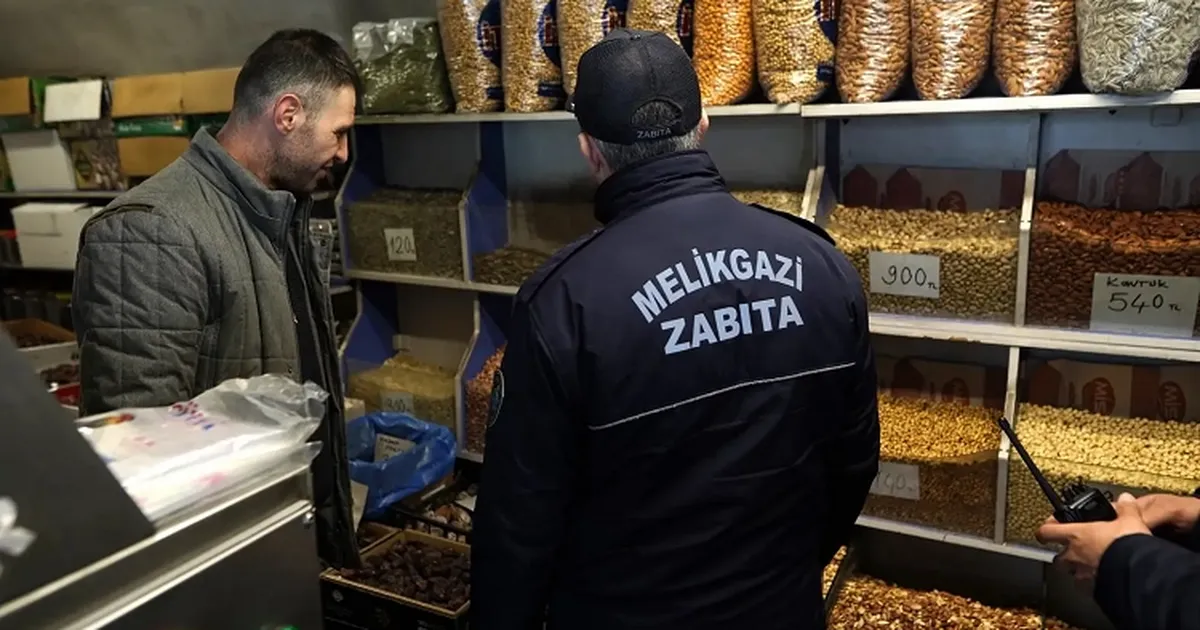 Kayseri Melikgazi zabıtasından bayram öncesi sıkı denetim
