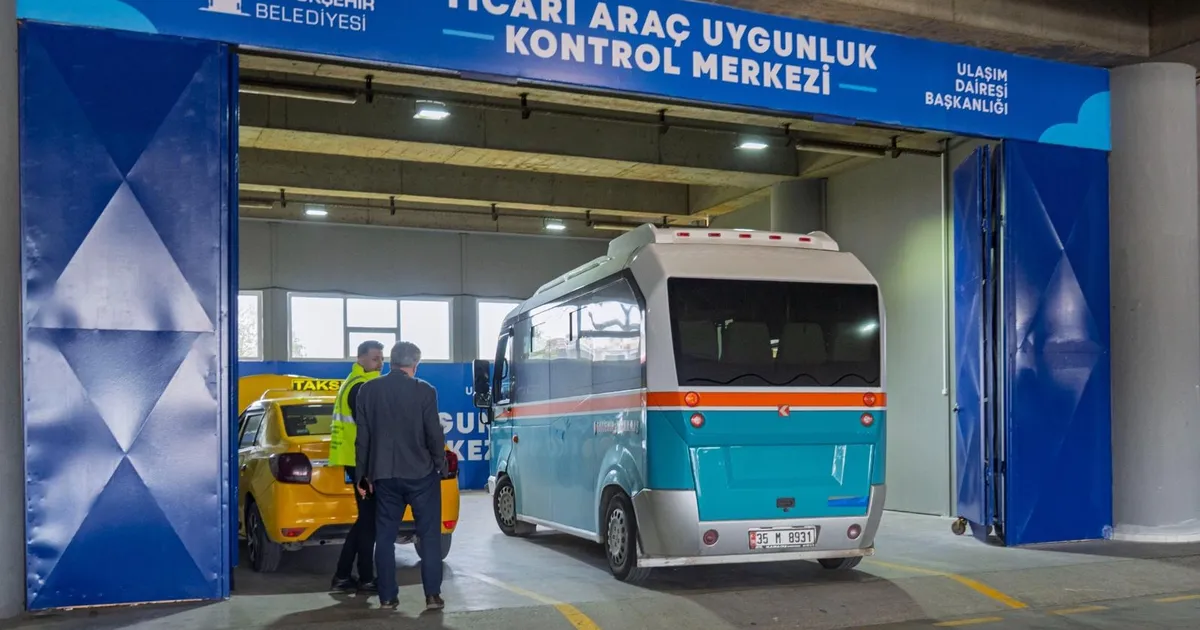 İzmir’de ticari araçlar bu merkezden detaylı denetleniyor