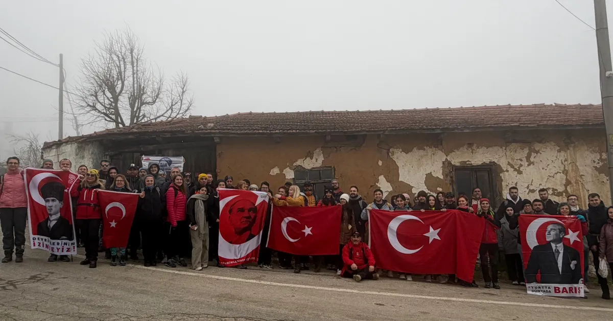Bursa Nilüfer'den 18 Mart anısına doğa yürüyüşü