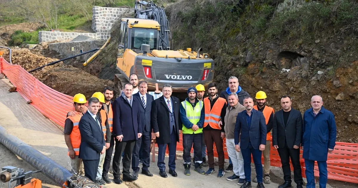 Trabzon Akçaabat’ta içme suyu altyapısı güçleniyor