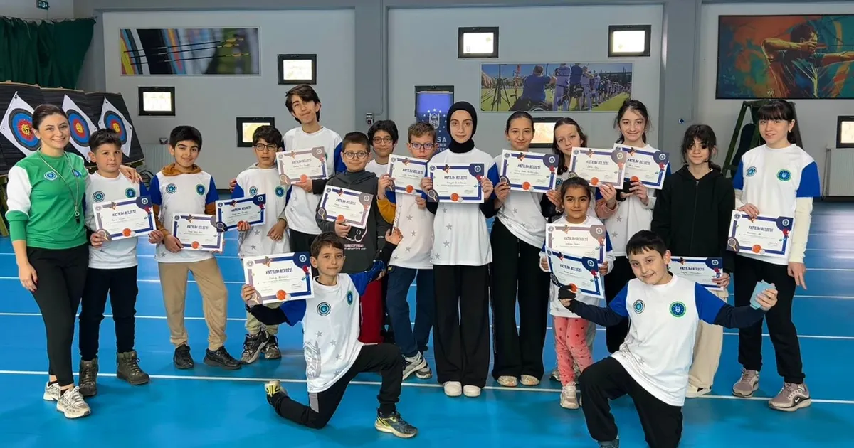 Bursa'da Kış Okullarında sertifika heyecanı