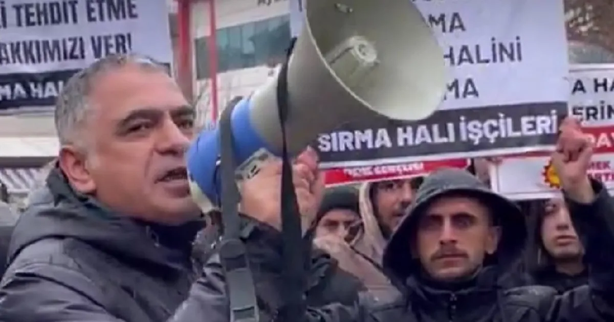 Sırma Halı işçilerini destekleyen BİRTEK-SEN Genel Başkanı tutuklandı