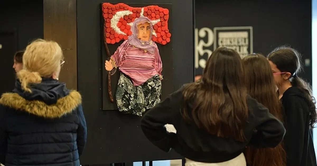 İstanbul Beylikdüzü’nde atıklar sanata dönüştü