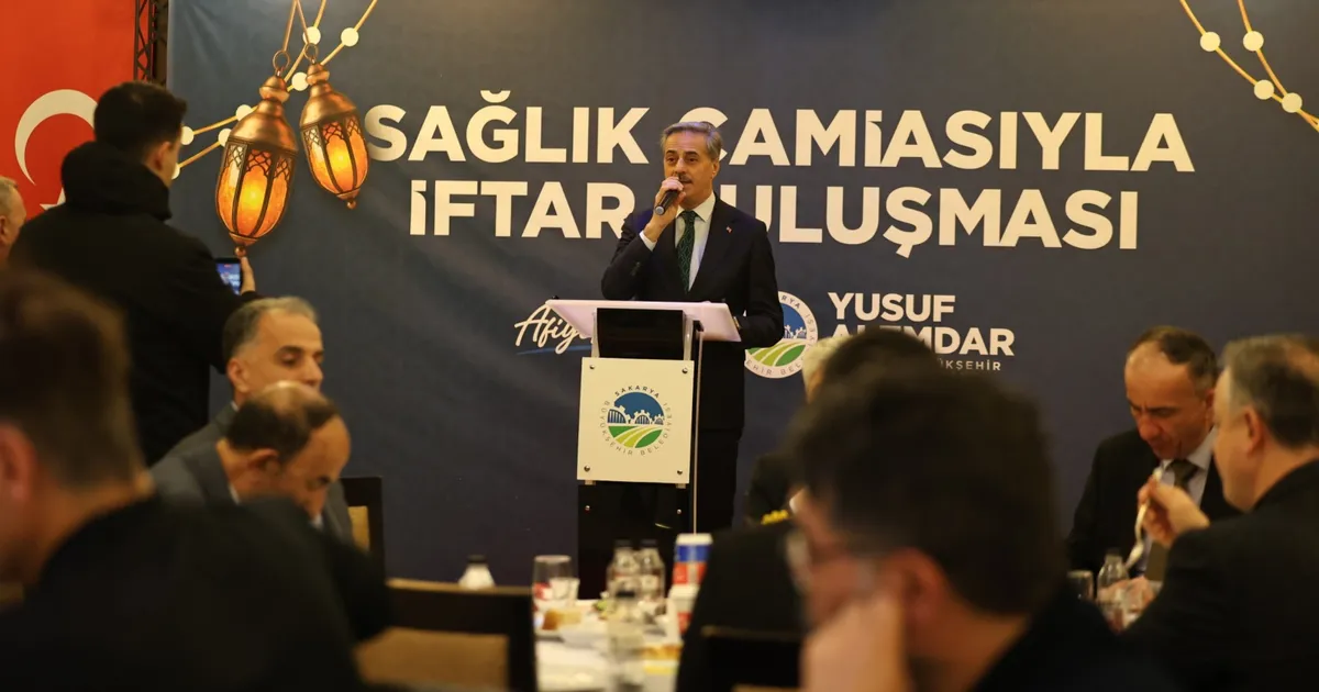Sakarya’da Ramazan sofrası sağlık çalışanlarıyla kuruldu