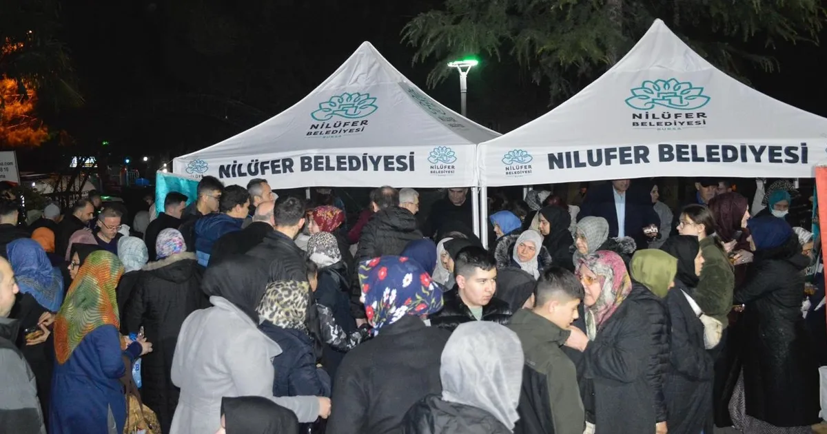 Bursa Nilüferliler o gecenin maneviyatını yaşadı