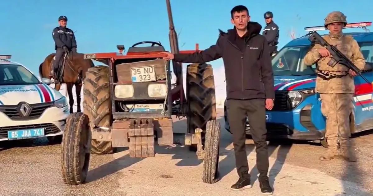 Muğla'dan 21 yıl önce çalınan traktör Van’da bulundu... 21 yıllık hasret sona erdi!
