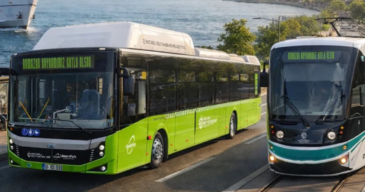 Ramazan Bayramı’nda Kocaeli'de toplu ulaşım ücretsiz