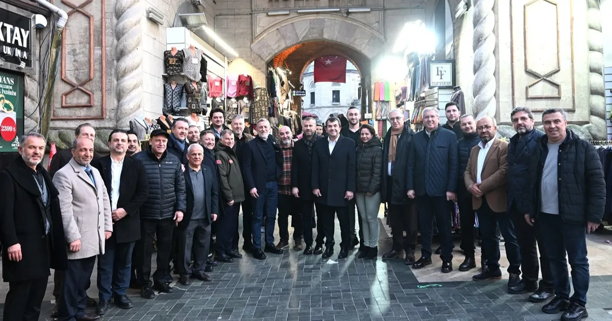 BTSO yönetimi Tarihi Çarşı ve Hanlar’da esnafla buluştu