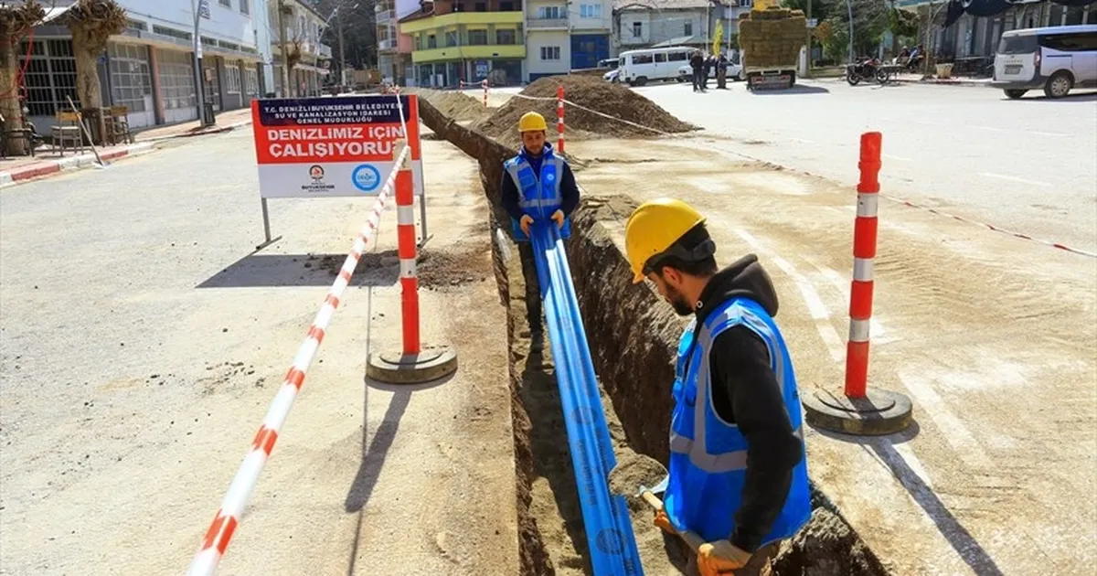 Denizli’de Kızılca Mahallesi’nde altyapı yenileniyor