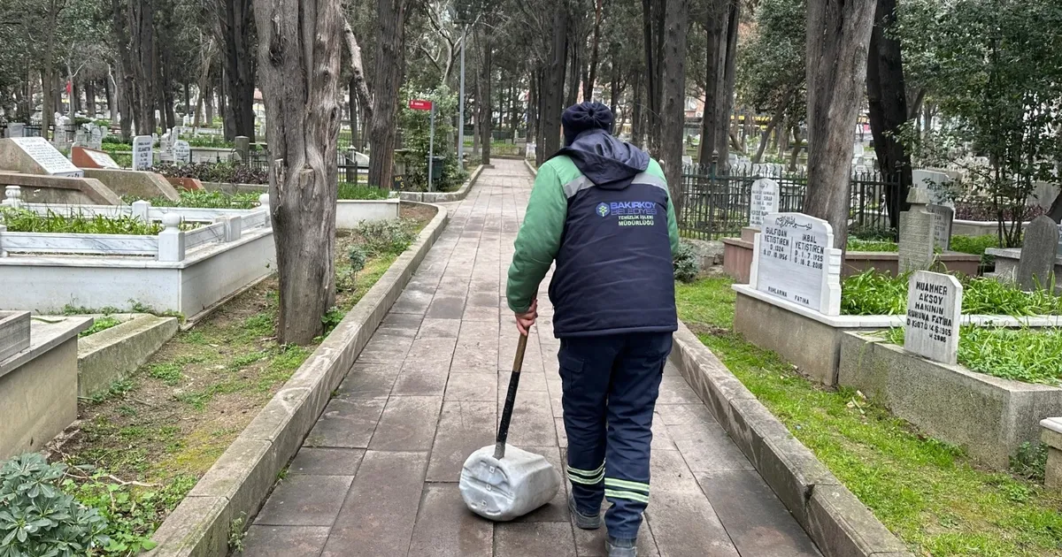 İstanbul Bakırköy'de bayram öncesi temizlik seferberliği