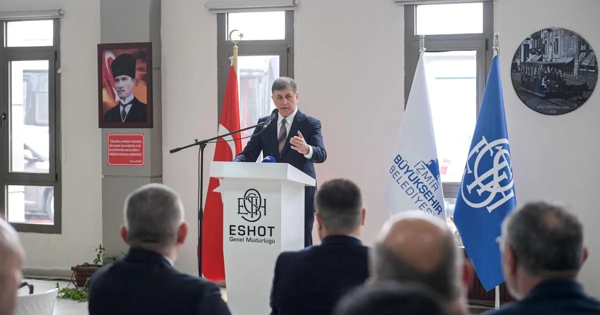 Başkan Tugay’dan ESHOT çalışanlarına moral mesajı