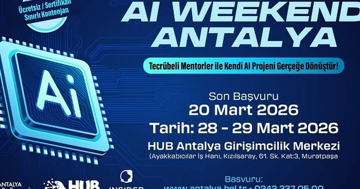 Antalya’da yapay zeka devrimi - Teknoloji Haberleri