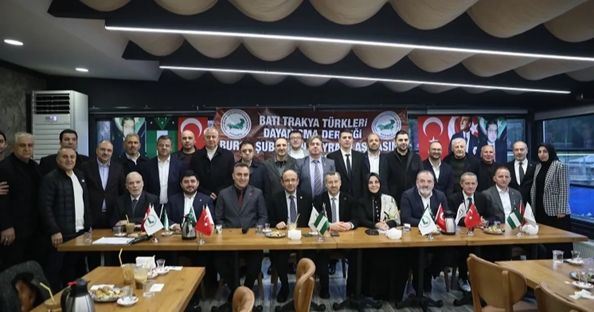 Batı Trakya Türkleri Bursa’da bayramlaştı